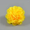 Flores decorativas coloridas calêndula de seda artificial com haste para diy grinalda casamento aniversário dia das bruxas ação de graças decoração para casa