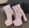 Designer-Stiefel mit seitlichem Reißverschluss, hochwertige Damenstiefel, echtes Leder, Halbstiefel, klassischer Stil, Schuhe für Winter und Herbst, Schneestiefel, Stiefeletten