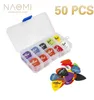 NAOMI Guitar Picks 50pcs Acoustic Electric Guitar Picks Plectrums Pick Case Assorted Random Thickness Guitar Parts Accessories2048353