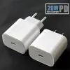 20W PD壁充電器アダプター高速充電USBタイプC Qucik充電3A I Samsung Xiaomi Huaweiと小売ボックスZZと互換性