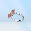 Anello fiore originale in argento 925 taglio Asscher diamante simulato matrimonio fidanzamento cocktail donna topazio anelli dito gioielleria raffinata2731971074