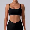 Yoga Outfit SHINEBENE Gym Workout Fitness Running Crop Tops Square Collar Sportswear Sports Bra For Women