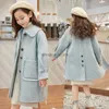 Cardigan Eyain Kids Wool Coats 2023 New Shicay Discal Outwear Girl Girl Jackets Kids Over Overdale Fashion Winter Cloths for Girlsl231211