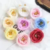 Decorative Flowers 10Pcs Rose Artificial 7CM Silk Fake Flower Head For Home Decor Wedding Marriage Decoration DIY Craft Garland Accessories