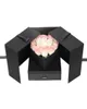 Coffret cadeau fleur Cube forme coffret cadeau innovant anniversaire anniversaire mariage saint valentin Surprise2831167