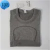 2023 Vêtements de yoga Lu-088 T-shirts pour femmes T-shirt pour femmes Haut de course respirant à haute élasticité Séchage rapide Sans couture Manches courtes Sport-Cyclisme Gym