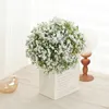 Dekorativa blommor kransar 36st Babysbreath Artificial Flowers White Bouquet Plastic Gypsophila For Party DIY Arrange Fake Plant Wedding 231207