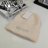 Knitted Beanie Women Luxury Letter Glitter Casual Skull Caps Winter Outdoor Men's Hats Gift Couple Accessories