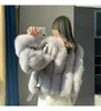 Женское кожаное зимнее пальто из искусственного меха с пушистым мехом, укороченная и лоскутная куртка, короткая куртка высокого качества с искусственным мехом, верхняя одежда 231211