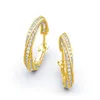 Brincos de argola maciço total é 7.5ct moissanite para mulheres 925 prata luxo tendência designer jóias passar teste de diamante