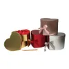 2021 Hartvormige Dubbele Laag Draaien Bloem Chocolade Geschenkdoos DIY Bruiloft Decor Valentijnsdag Bloem Verpakking Case 706 V2288s