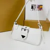 Bolso pequeño de diseñador para mujer, bolsa blanca pequeña francesa, versátil, avanzado, explosivo, de un hombro, bandolera para axila, novedad de 2023