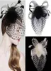 Stingy Brim Hats Style Party Fascinator Hair Accessory Feather Clip Hat Flower Lady Veil Wedding Decor4718827