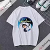 Homens Camisetas 2023 Casual Caroline para Homens e Mulheres T-shirt Tim Neil Gaiman Goth Preto Estilo Verão Moda Swag