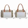 Fashion Waterproof Travel Bags Men Women Handbag Oxford Cloth Canvas Shoulder Tote Luggage Weekend Overnight 220113308J