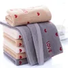 Towel Love Cotton Bathroom Thick Absorption Wash Face Wipe Hand Body Towels Kitchen Household Cloth For Cleaning 34x75cm