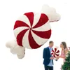 Pillow Christmas Throw Candy Shaped Plush Sweet Cane Home Decorative For Sofa Chair