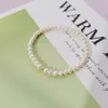 Beaded Manufacturer's direct supply of freshwater round pearl bracelets for women's temperament VBB1 231208