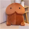 Animali di peluche ripieni Bella Ding Fluffy Pillow Toys Ragazze Parodia Creativo Interessante Kawaii Lungo Decor Doll Regalo di Natale per Fr Otf4D