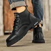 High-top overalls Martin Boots och Velvet Shoes for Men's Casual Wear