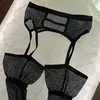 Women Socks Contrast Color Oil Shiny Silky Thigh High Stockings With Hollow Out Mesh See Through Garters Belt Sexy Open Crotch Tights