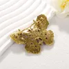 Brooches Retro Medieval Large Butterfly Women Crystal Rhinestone Suit Lapel Pin Badge Jewelry Sweater Accessories Friends Gifts