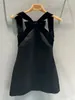 2024 Black Backless Women's Dresses Brand Same Star Style DH319