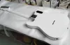 Red Kill Switch Arcade John 5 Ghosts White Electric Guitar Dual Red Body Binding Red Pickups Mirror PickGuard