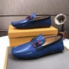 10modelli Scarpe da uomo firmate Scarpe casual Marchio di lusso Mocassini da uomo di personalità Mocassini Slip traspiranti su scarpe da guida gialle arancioni