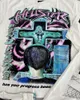 Men's T Shirts HELLSTAR Y2K Shirt Mens Hip Hop Online Graphic Printing Oversized Round Neck Cotton Tshirt Gothic Short Sleeve Tops 401