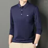 Polos pour hommes 7 styles! 2023 Automne Polo Casual T-shirt à manches longues T-shirt Chemises pour hommes