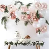 77PCS Rose Gold Balloon Zestaw Garland LaTex Confetti Wedding Bridal Shower Baby Shower Dziewczyny Dekoracje urodzinowe 102271S