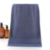 Serviette en coton douce pour la peau, épaisse et confortable, séchage rapide, unie, pour chambre à coucher, salle de bain, couleur unie, pour cheveux généraux