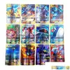 Card Games 100Pc 1 Pack Flash Pokmon Collection Board Game Random Gifts For Children Y1212270J Drop Delivery Toys Puz Dhjvv