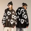 Men's the Cotton Wreath Sweatshirt Unisex Oversized Spring and Autumn Regular Thickness Hoodies Design Hoody Fashion Hip Hop