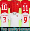 2022 Wales Soccer Jersey 22 23 Home Away Red ALLEN BALE RAMSEY Shirt National team JAMES WILSON BROOKS GIGGS adult men football uniform