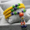 Strand stile etnico retrò giallo Thailandia Buddha braccialetto per donne ragazze catena a mano perline ciondolo da donna nappe creazione di gioielli design