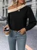 Women's Blouses JIM & NORA Et Chemises Pour Femmes Casual Shirt For Women Sexy Elegant T-Shirt Fashionable Blouse