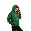 Dameshoodies Herfst Sweatshirt met capuchon Effen Kleur Eenvoudig Lange mouwen Modieus Ruim Dik Oversized Wn