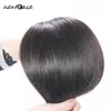 Sentetik peruklar NextFace 22 24 26 28 inç Brezilya Saç İpeksi Düz İnsan Saç Demetleri Doğal Renk İnsan Saç Kalın Saç Dokuma 231211