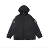 Stone Down Jacket White Duck Down Assault Jacket, Winter Plush Waterproof Jacket