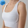 lu-70 Tenues de Yoga sous-vêtements de sport dos croisé Fitness antichoc soutien-gorge de course femmes chemise de sport entraînement rembourré