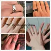 Pierścionki ślubne Modna Pierścień Para ze stali nierdzewnej dla mężczyzn Kobiet Casual Pinting Pierścienia Biżuteria Zaręczenne Prezent 231208
