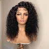 Perruque Lace Frontal Wig 360 naturelle bouclée Remy, cheveux naturels, ondulés, couleur naturelle, pre-plucked, vente en gros, 205v