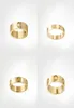 Miłość Pierścień Pierścień męskie Pierścienie 3 Diamenty Designer Luksusowa biżuteria Women Titanium Steel Stal Goldplated Gold Silver Rose N1480410