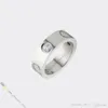 Designer Ring Sieraden Ontwerper voor Vrouwen Liefde Ring Bruiloft Diamanten Ring Titanium Stalen Ringen Verguld Nooit Vervagen Non-Allergi286m