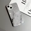 Capa de celular simples com estrela para iPhone, capa anti-choque para iPhone 12 Pro Max 13 14 Plus