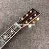 Grand Guitar Guitar Factory Suministro directo Direct Cutway OM45 Guitarra eléctrica acústica con 500A Pickup Hoole