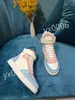 Vintage Buty Casual Calfskin Reflective Sneaker Designer Męskie Sneakers Channel Women's City Treners Moda Rozmiar 34-46 DC220601