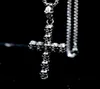 Punk Antique Silver Color Pendant Necklace Skull Design Cruz Necklace For Men Boy Hip Hop Jewelry Homme1743008